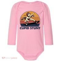 Cupid Stunt Embarrassing Baby Long Sleeve Bodysuit thumb 0
