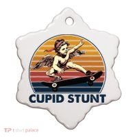 Cupid Stunt Embarrassing Ceramic Ornament thumb 0