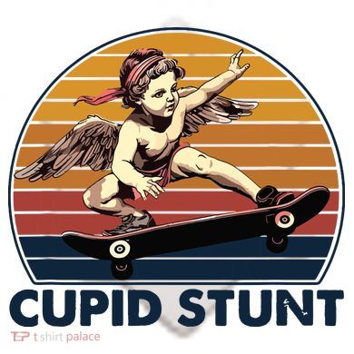 Cupid Stunt Embarrassing Ceramic Ornament