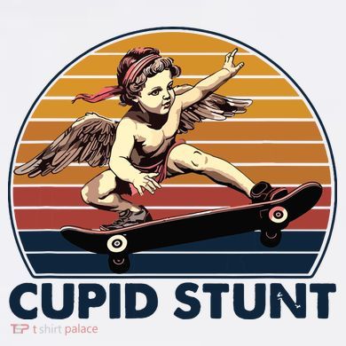 Cupid Stunt Embarrassing Flat Bill Trucker Hat