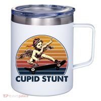 Cupid Stunt Embarrassing 12oz Stainless Steel Coffee Mug thumb 0