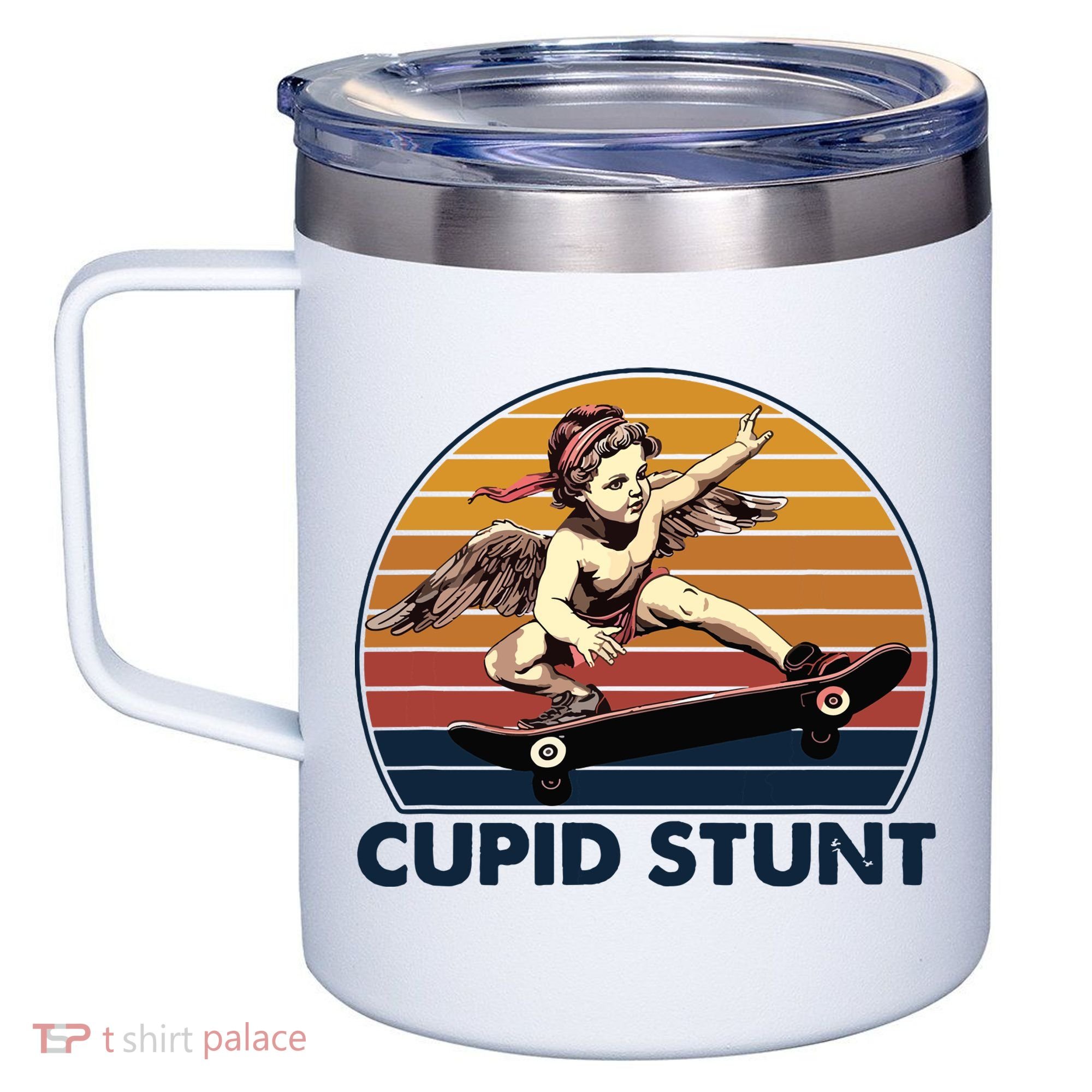 Cupid Stunt Embarrassing 12oz Stainless Steel Coffee Mug
