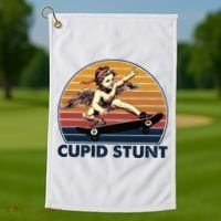 Cupid Stunt Embarrassing Golf Towel thumb 1