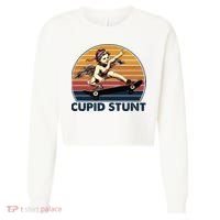Cupid Stunt Embarrassing Cropped Pullover Crew thumb 0