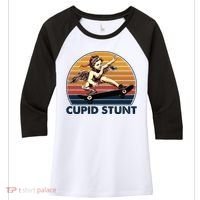 Cupid Stunt Embarrassing Women's Tri-Blend 3/4-Sleeve Raglan Shirt thumb 0