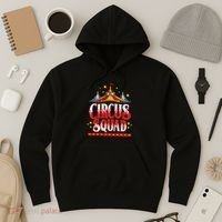 Circus Squad Event Carnival Staff Birthday Party Theme Show Hoodie thumb 3