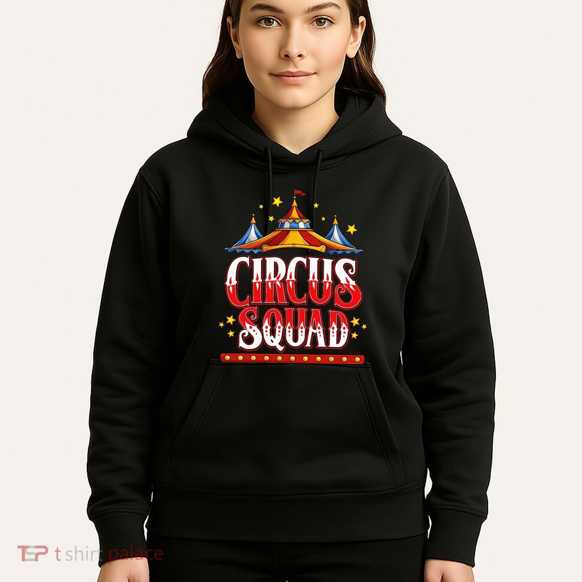 Circus Squad Event Carnival Staff Birthday Party Theme Show Hoodie