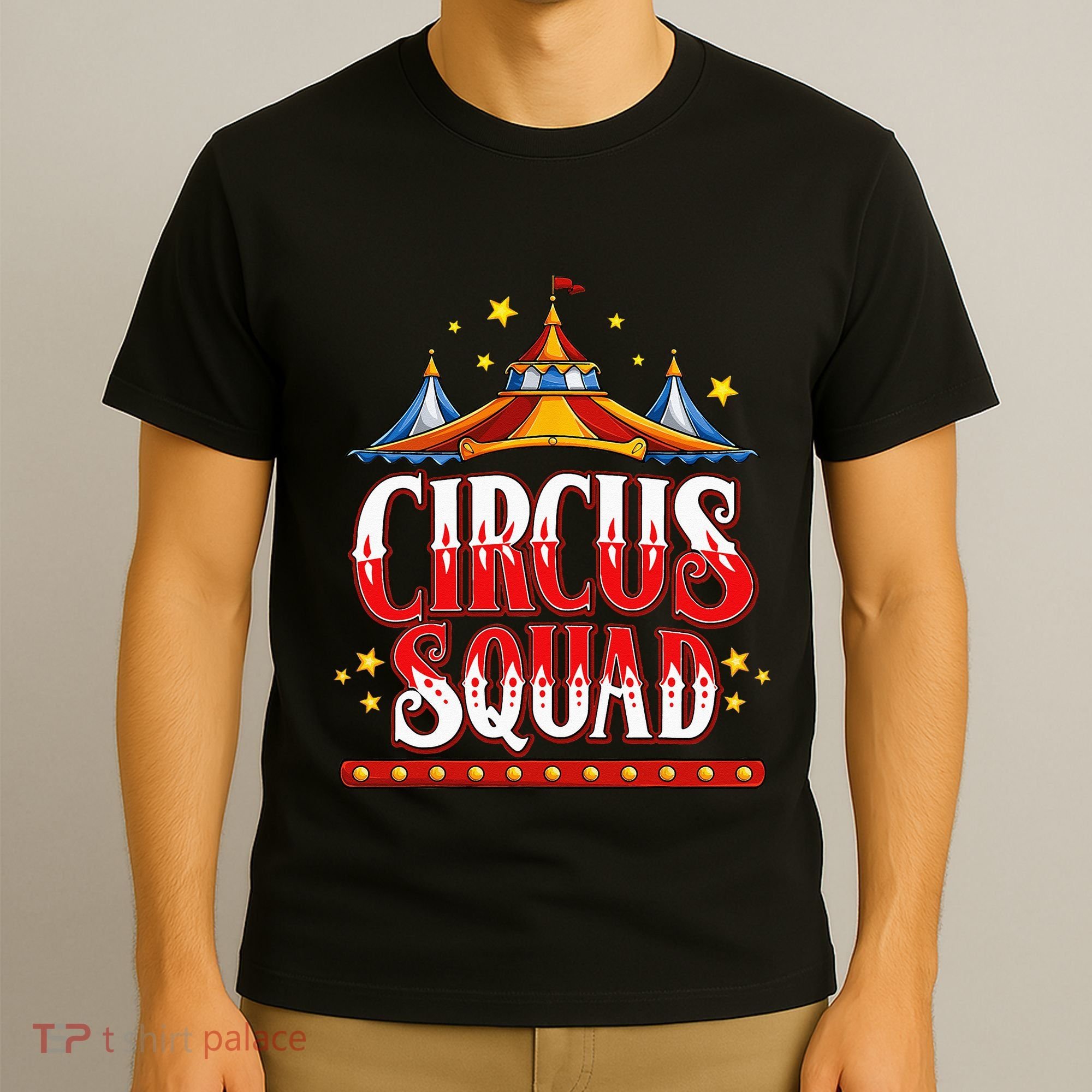 Circus Squad Event Carnival Staff Birthday Party Theme Show T-Shirt