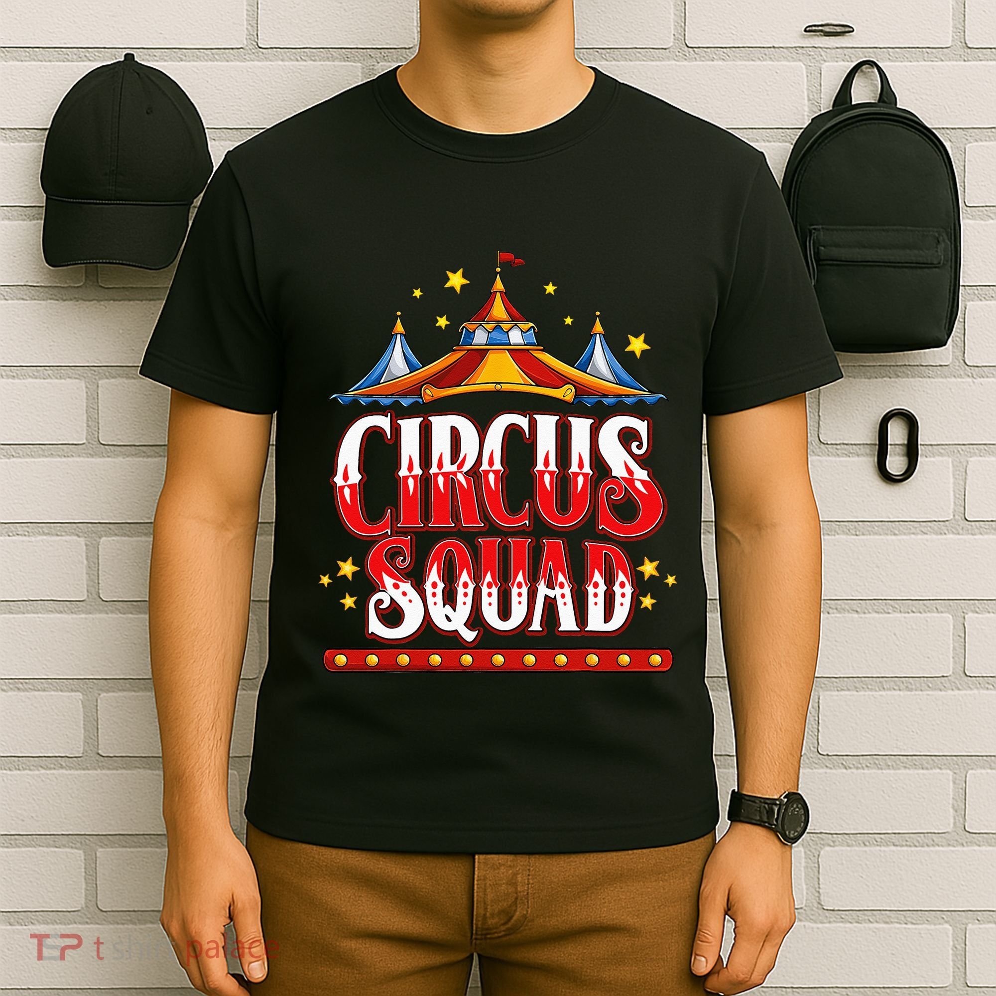 Circus Squad Event Carnival Staff Birthday Party Theme Show T-Shirt