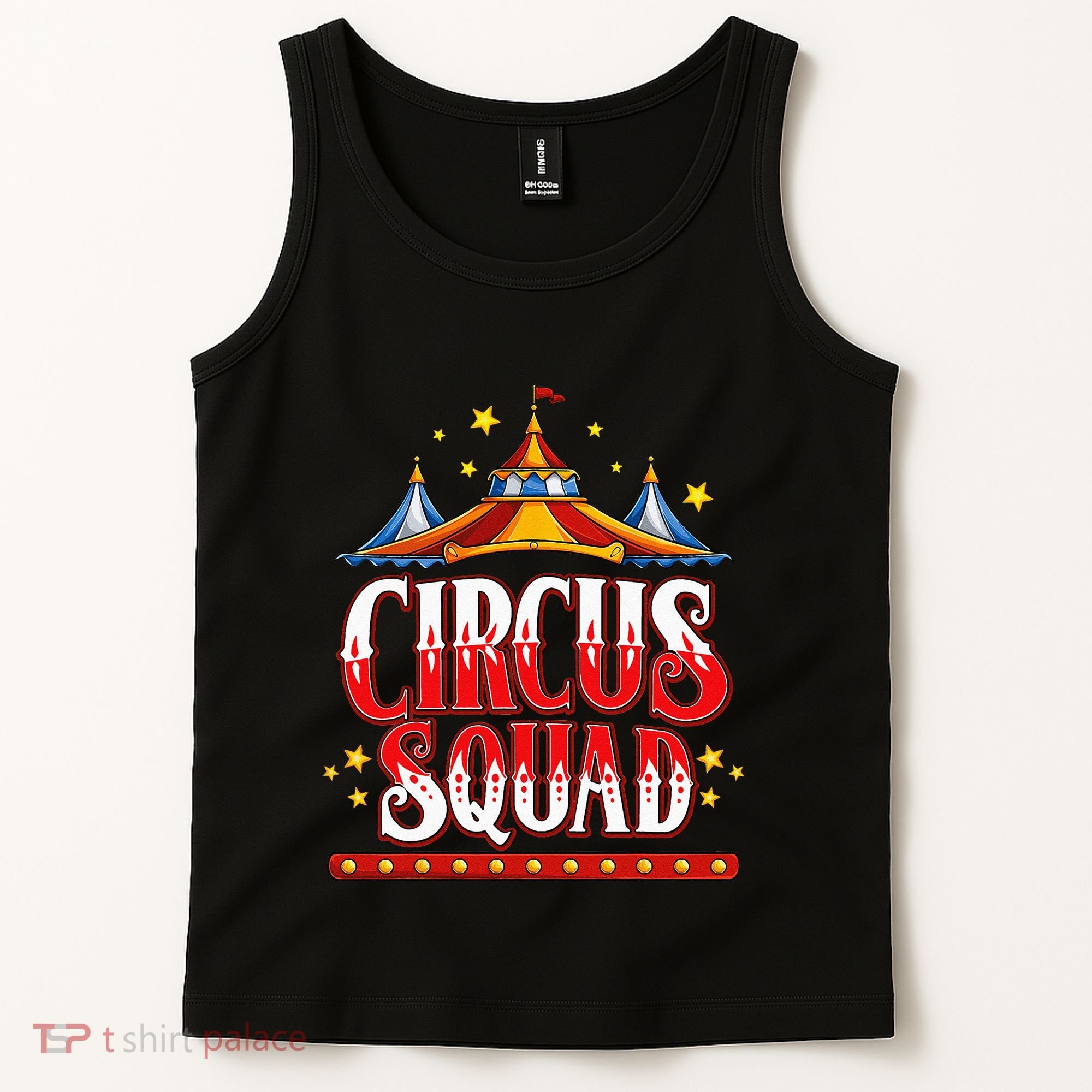 Circus Squad Event Carnival Staff Birthday Party Theme Show Tank Top