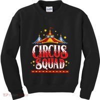 Circus Squad Event Carnival Staff Birthday Party Theme Show Kids Sweatshirt thumb 0