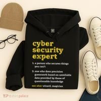 Cyber Security Expert Definition Distressed Computer Geek Gift Hoodie thumb 4