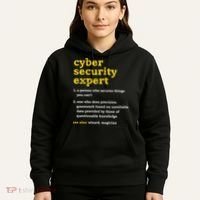 Cyber Security Expert Definition Distressed Computer Geek Gift Hoodie thumb 5
