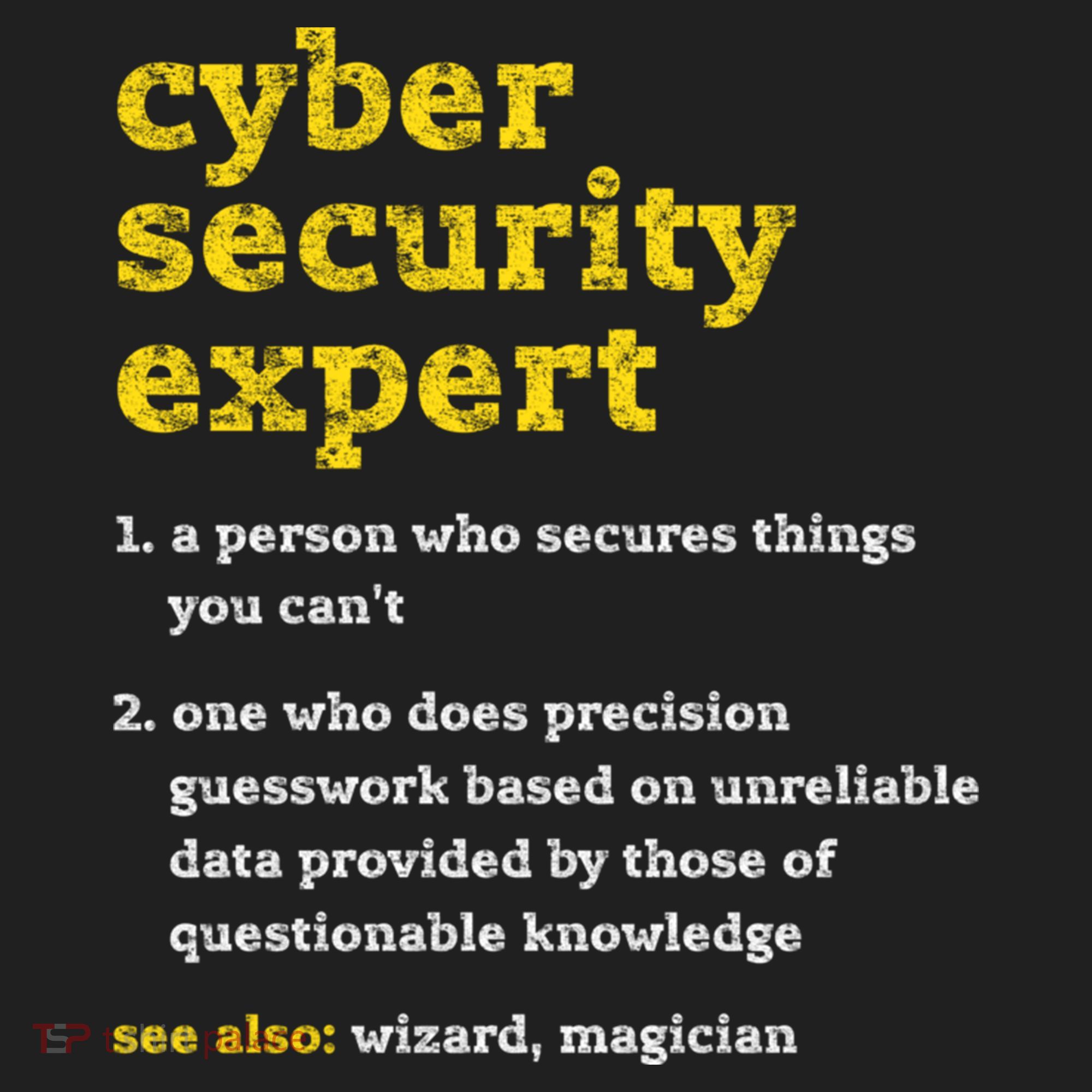 Cyber Security Expert Definition Distressed Computer Geek Gift Tumbler