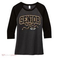 Coquette Senior Est. 2026 Women's Tri-Blend 3/4-Sleeve Raglan Shirt thumb 0