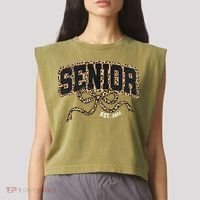 Coquette Senior Est. 2026 Garment-Dyed Women's Muscle Tee thumb 2