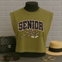 Coquette Senior Est. 2026 Garment-Dyed Women's Muscle Tee thumb 3
