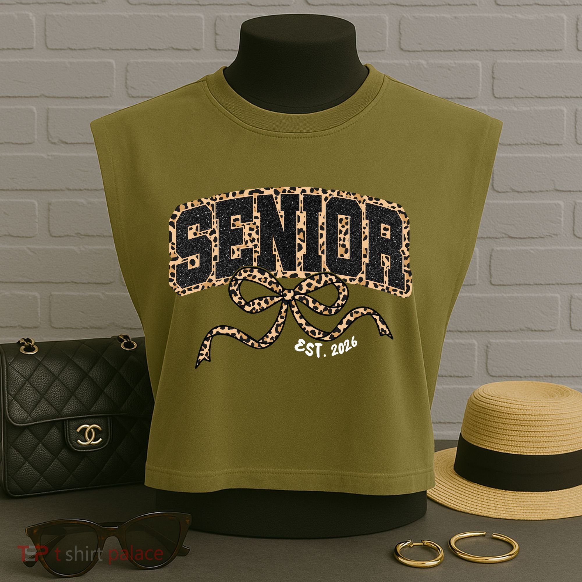 Coquette Senior Est. 2026 Garment-Dyed Women's Muscle Tee