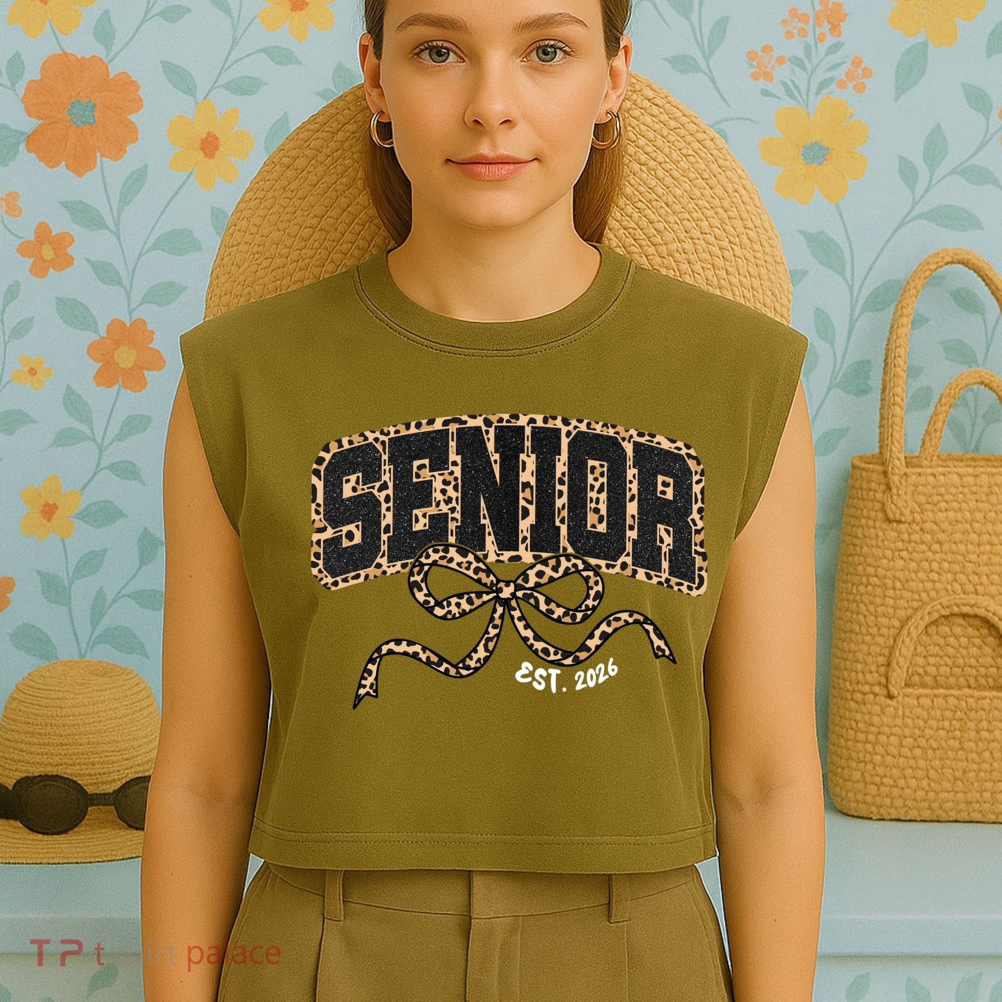 Coquette Senior Est. 2026 Garment-Dyed Women's Muscle Tee