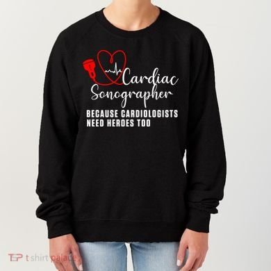 Cardiac Sonographer Echo Tech Learn Rdcs Gift Women's Sweatshirt