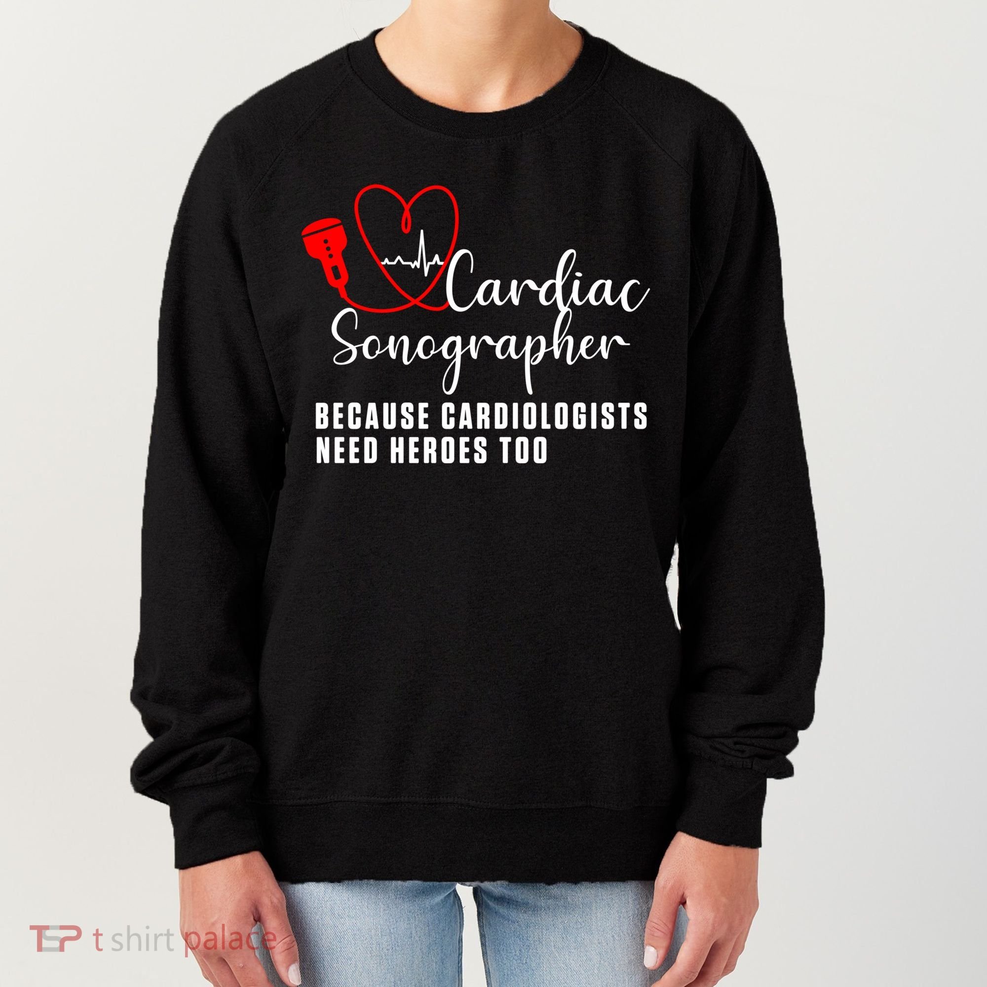 Cardiac Sonographer Echo Tech Learn Rdcs Gift Women's Sweatshirt