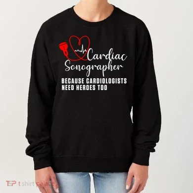 Cardiac Sonographer Echo Tech Learn Rdcs Gift Women's Sweatshirt