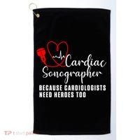 Cardiac Sonographer Echo Tech Learn Rdcs Gift Golf Towel thumb 0