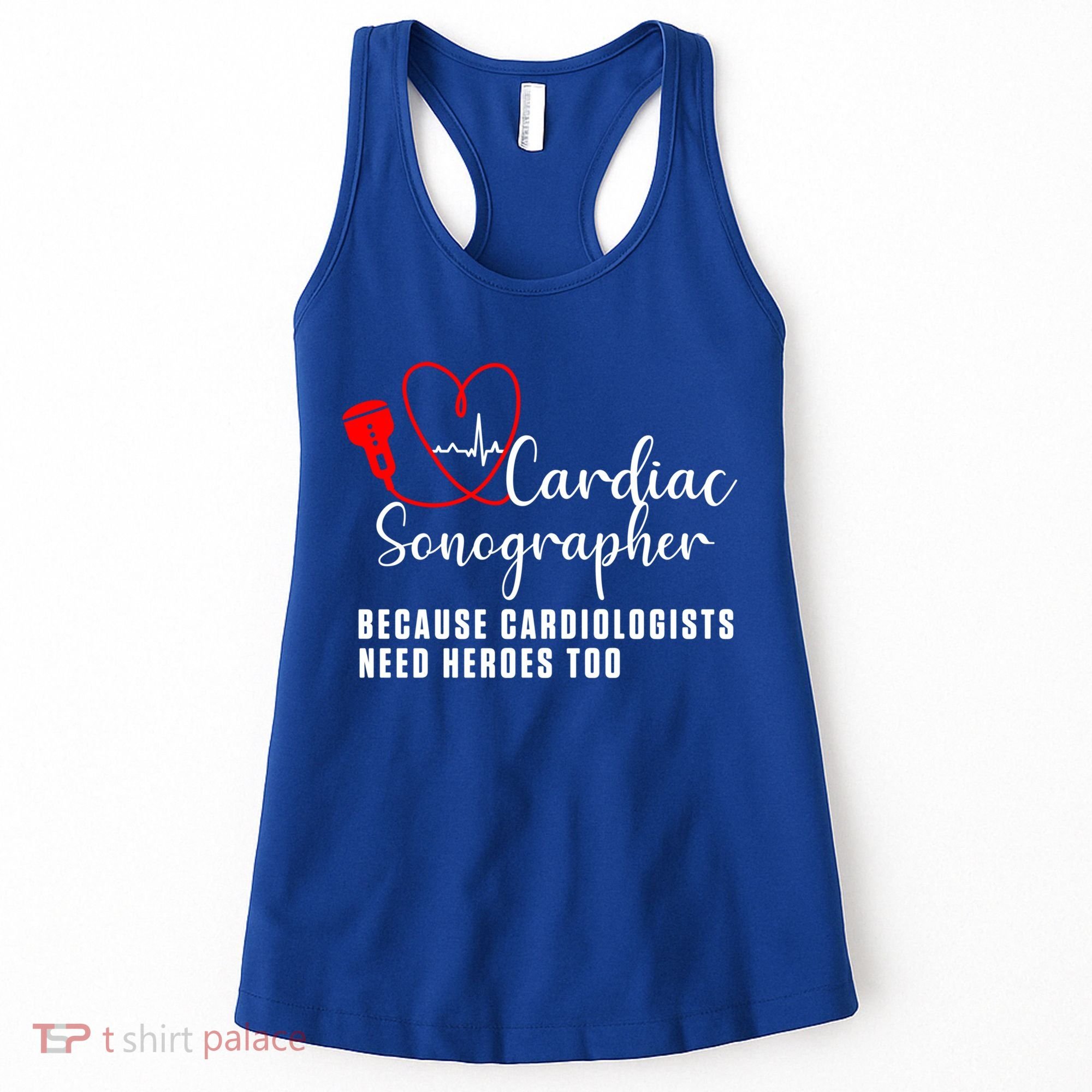 Cardiac Sonographer Echo Tech Learn Rdcs Gift Women's Tank Top