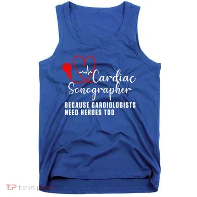 Cardiac Sonographer Echo Tech Learn Rdcs Gift Tank Top