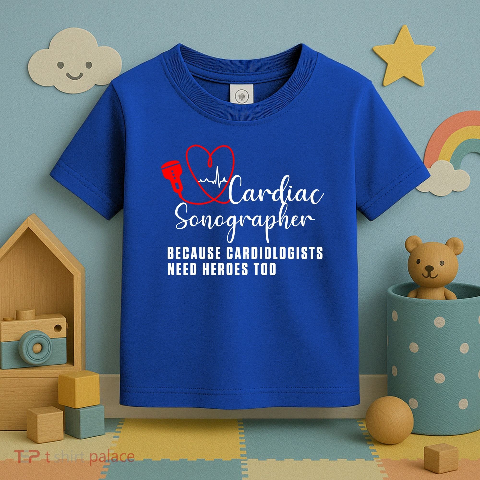 Cardiac Sonographer Echo Tech Learn Rdcs Gift Toddler T-Shirt