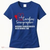 Cardiac Sonographer Echo Tech Learn Rdcs Gift Women's T-Shirt thumb 0
