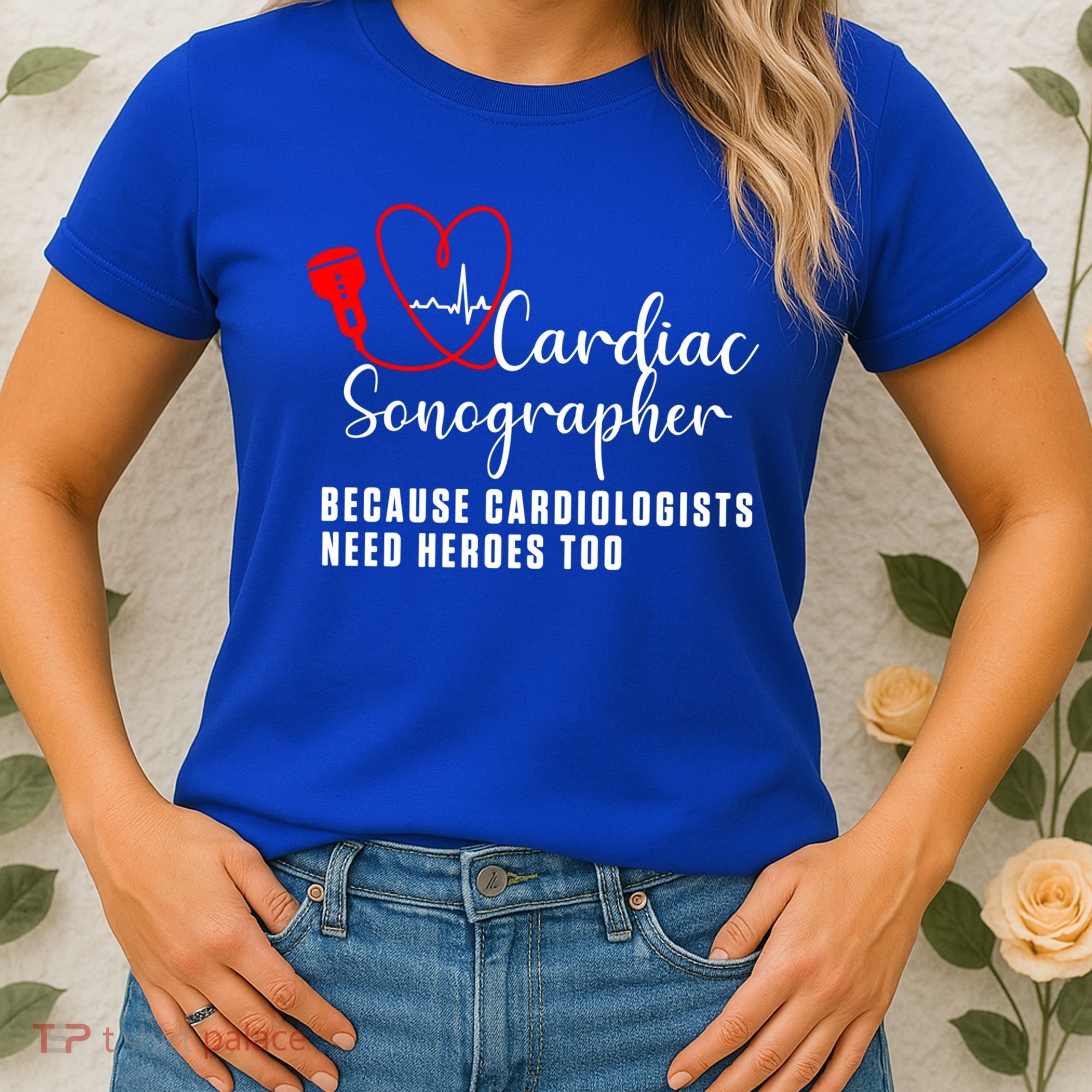 Cardiac Sonographer Echo Tech Learn Rdcs Gift Women's T-Shirt