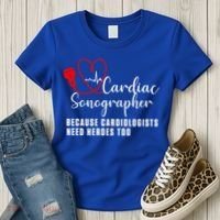 Cardiac Sonographer Echo Tech Learn Rdcs Gift Women's T-Shirt thumb 3