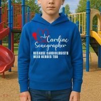 Cardiac Sonographer Echo Tech Learn Rdcs Gift Kids Hoodie thumb 2