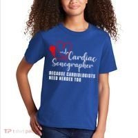 Cardiac Sonographer Echo Tech Learn Rdcs Gift Kids T-Shirt thumb 2