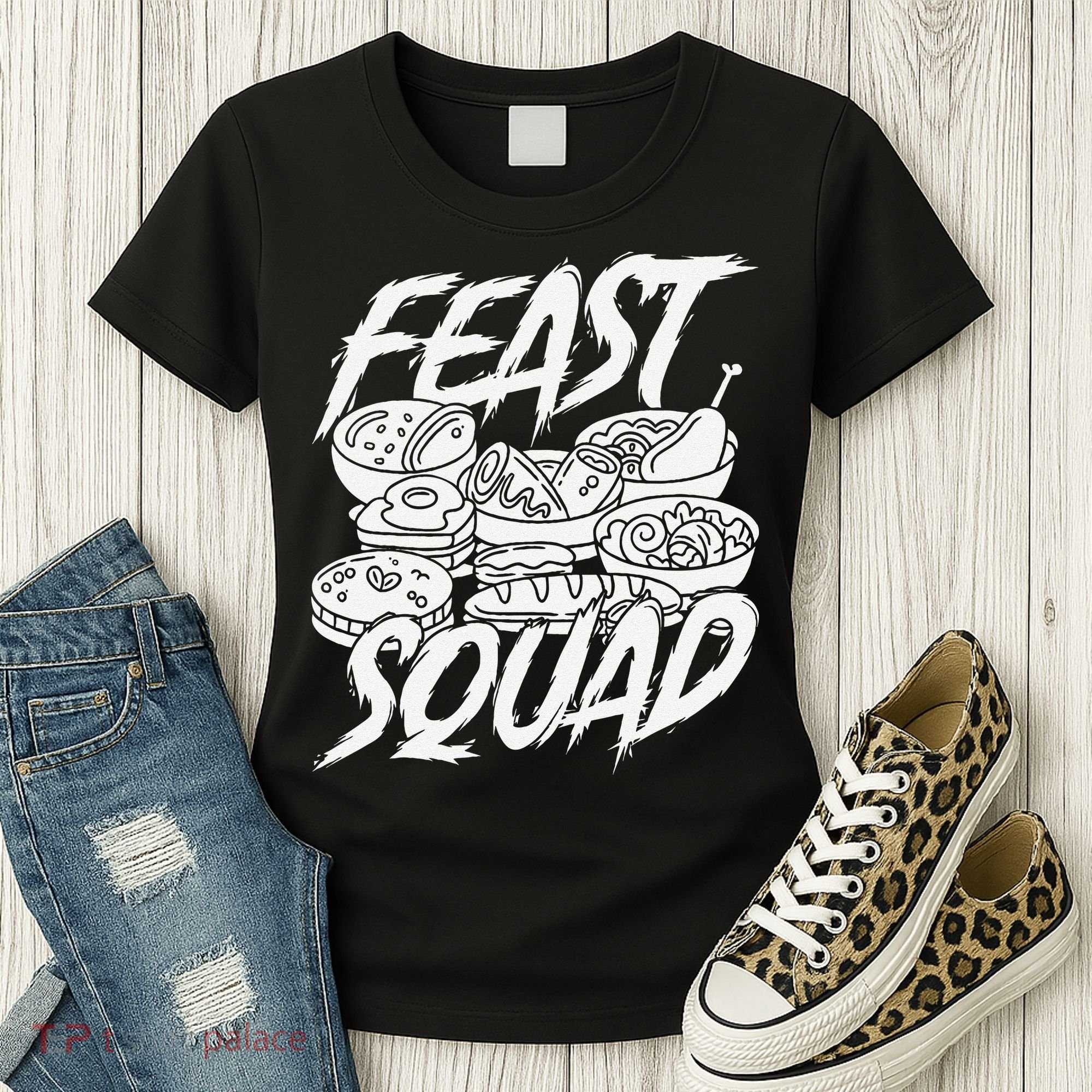 Caterer Squad Event Catering Meal Prep Food Service Women's T-Shirt