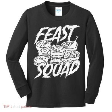 Caterer Squad Event Catering Meal Prep Food Service Kids Long Sleeve Shirt