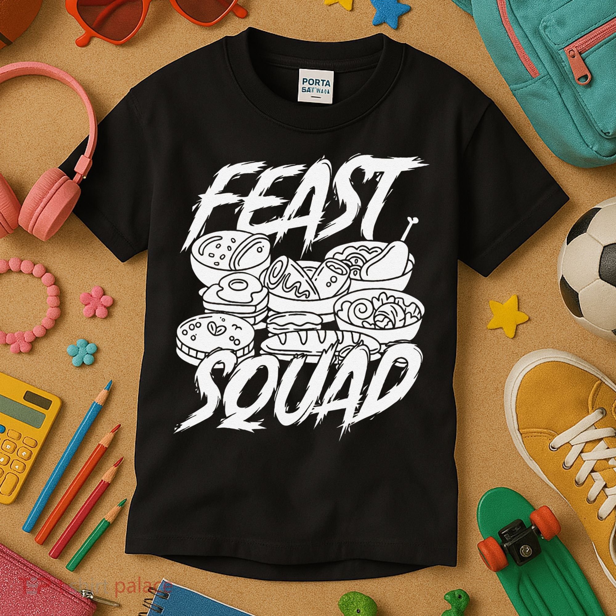 Caterer Squad Event Catering Meal Prep Food Service Kids T-Shirt