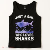 Cool Shark For Wo Shark Whale Shark Lover Tank Top thumb 2