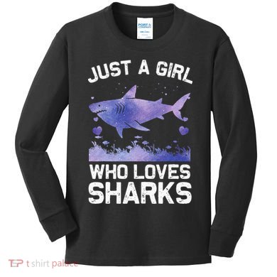Cool Shark For Wo Shark Whale Shark Lover Kids Long Sleeve Shirt