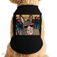 Cool Sunglasses Farm Animal Tropical Retro Donkey Gift Doggie Tank thumb 0