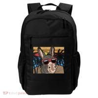 Cool Sunglasses Farm Animal Tropical Retro Donkey Gift Backpack thumb 0