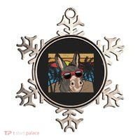 Cool Sunglasses Farm Animal Tropical Retro Donkey Gift Ornament thumb 0