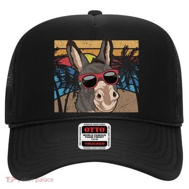 Cool Sunglasses Farm Animal Tropical Retro Donkey Gift Hat