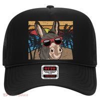 Cool Sunglasses Farm Animal Tropical Retro Donkey Gift Hat thumb 0