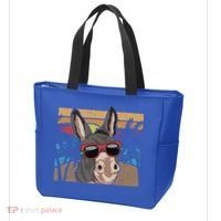Cool Sunglasses Farm Animal Tropical Retro Donkey Gift Tote Bag thumb 3