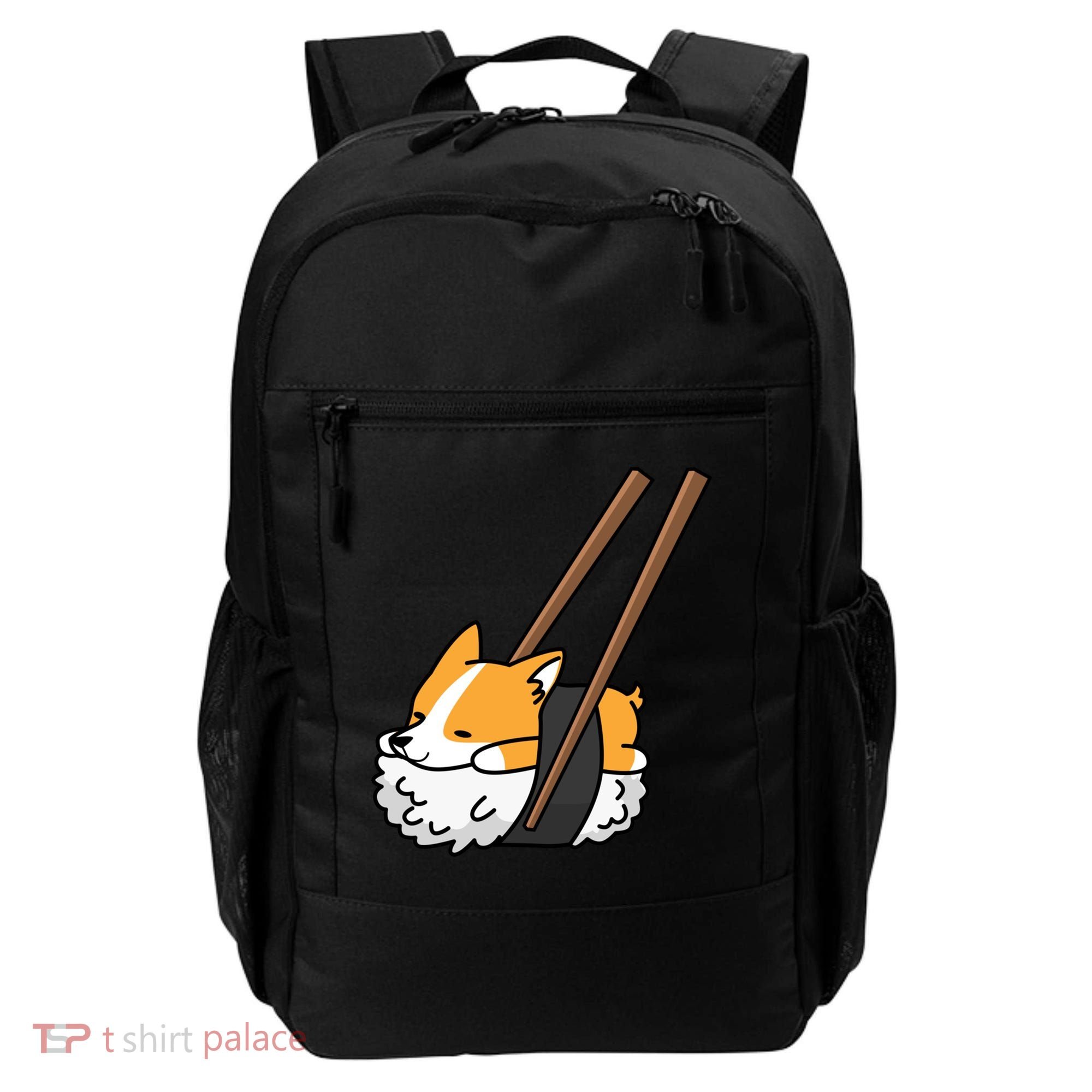 Corgi Sushi Funny Dog Gift Backpack