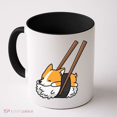 Corgi Sushi Funny Dog Gift Coffee Mug