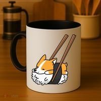 Corgi Sushi Funny Dog Gift Coffee Mug thumb 4