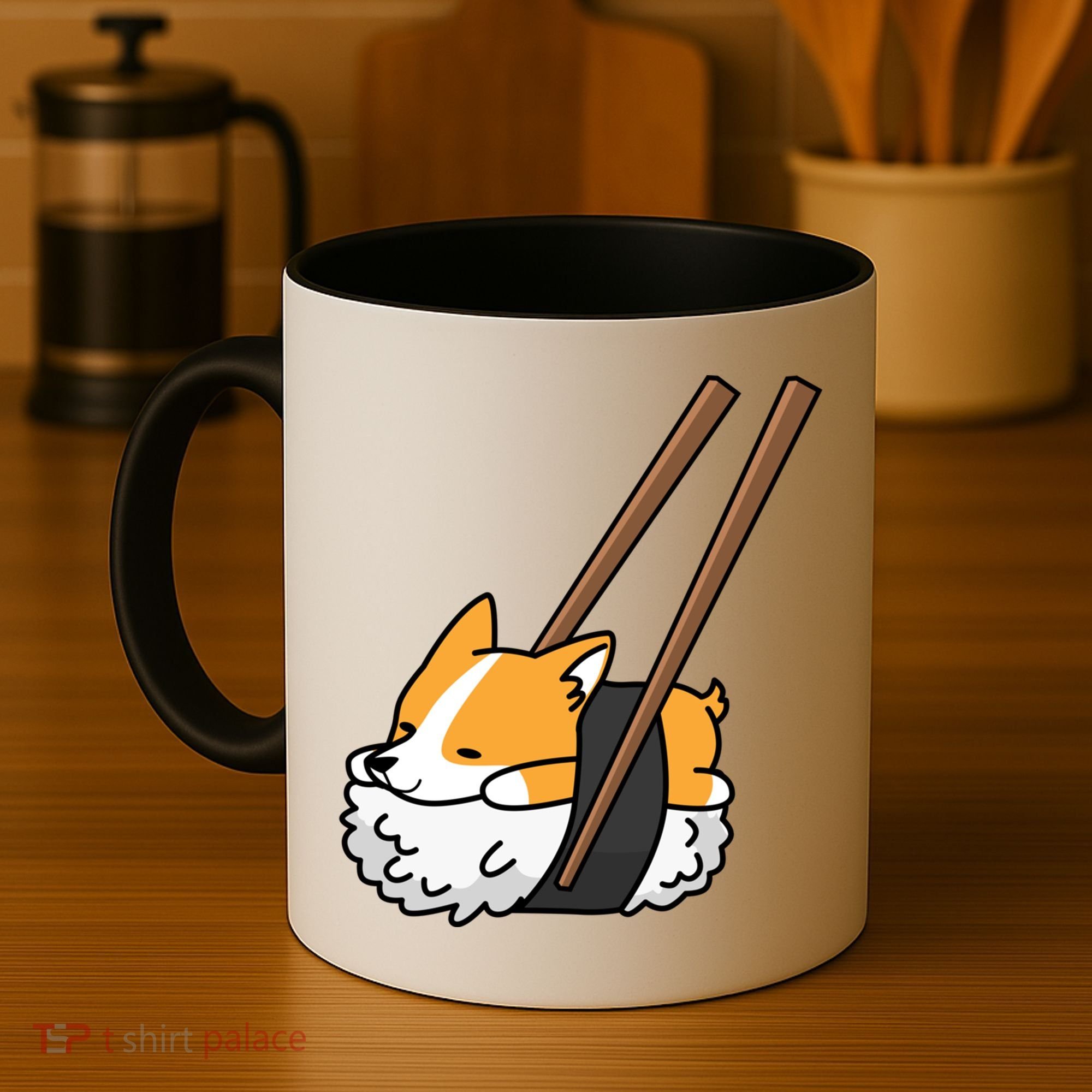 Corgi Sushi Funny Dog Gift Coffee Mug